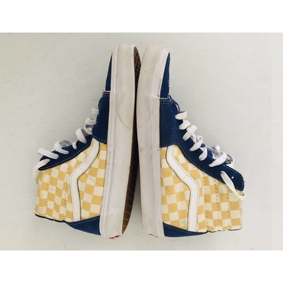 Vans SK8-Hi BMX Men\'s Blue High Top Skateboard Lace Up Sneakers Size US 5.5